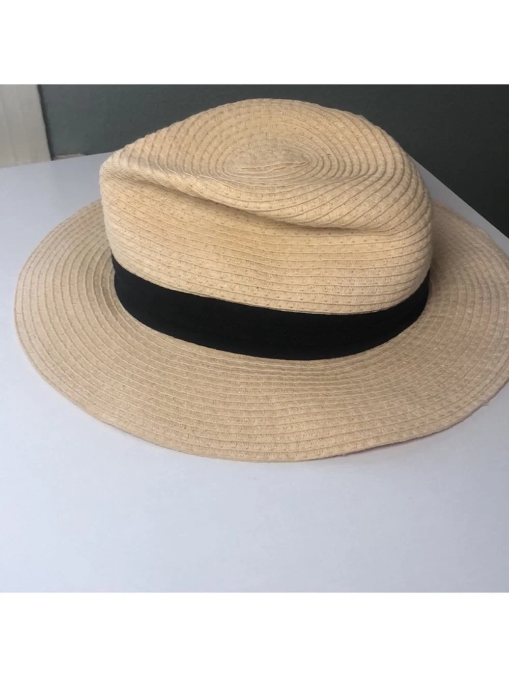 Vince Camuto Textured Paper Straw Sun Hat One Size